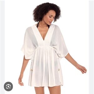 Lauren Ralph Lauren Crinkle Rayon cover up tunic